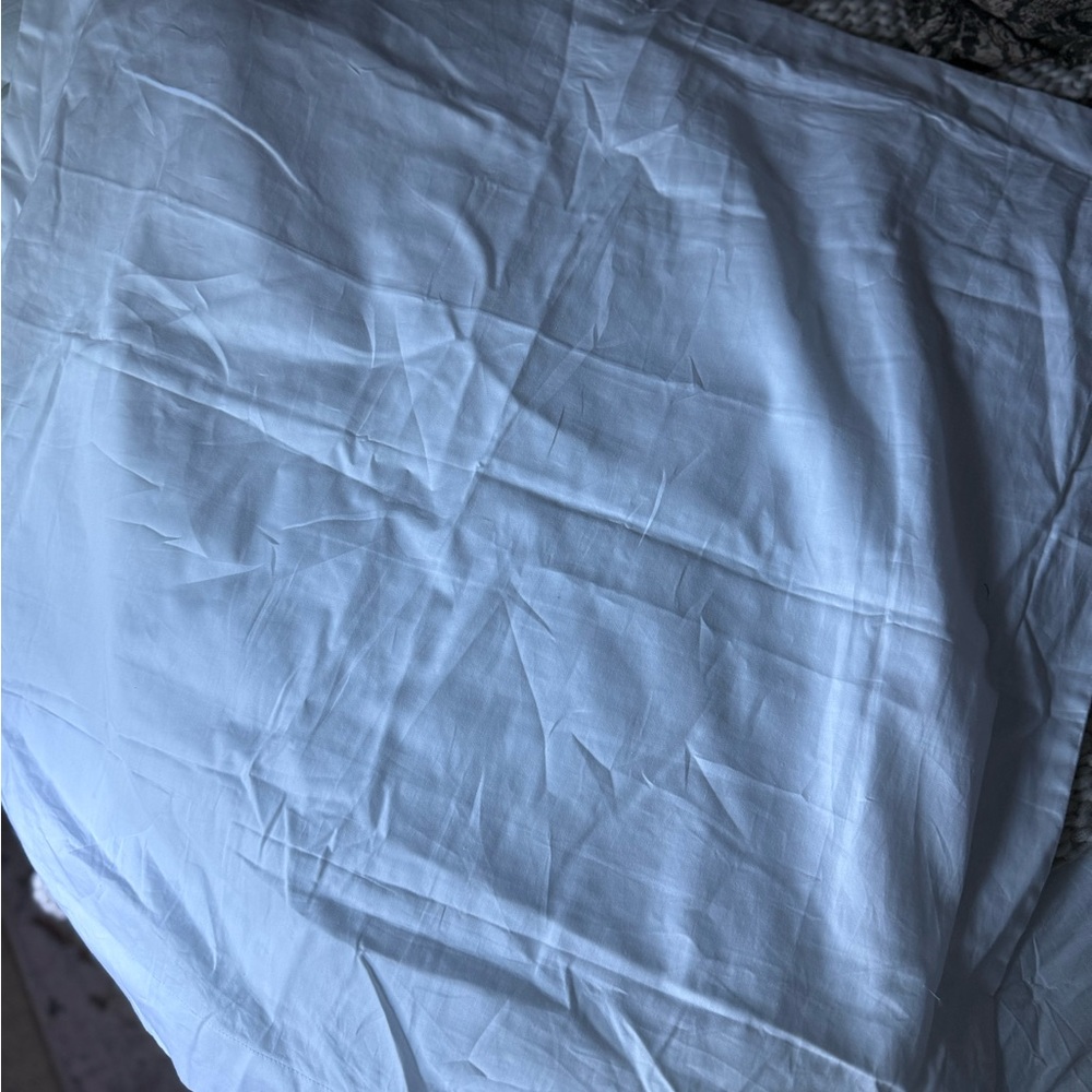 Pottery Barn White Euro Pillowcase